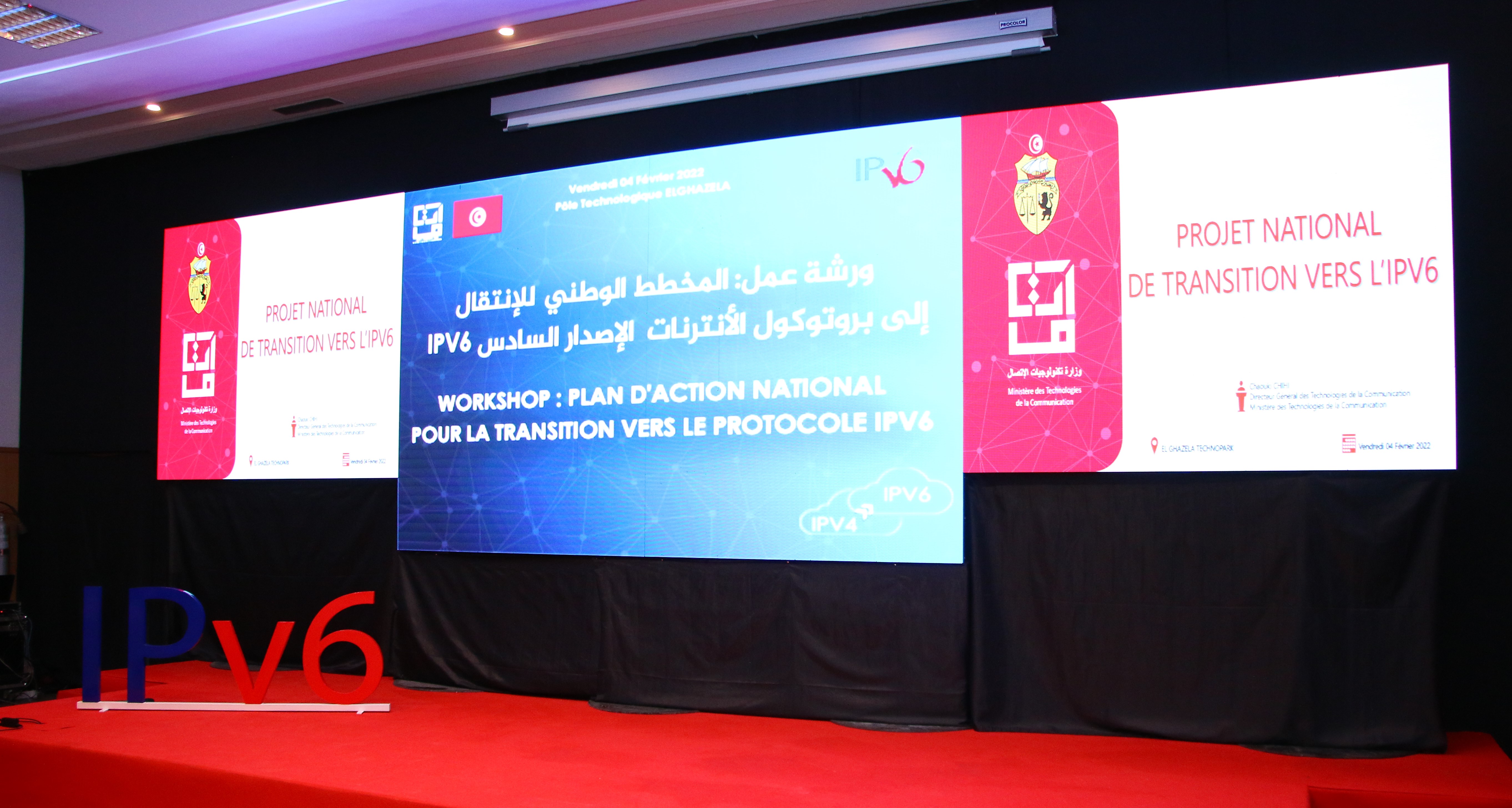 Workshop:Pland'action nationalpour la transition vers le protocole IPV6